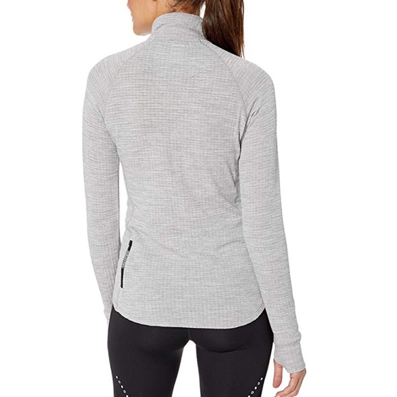 STARTER Brushed Waffle Quarter Zip Top - Picture 2 of 2